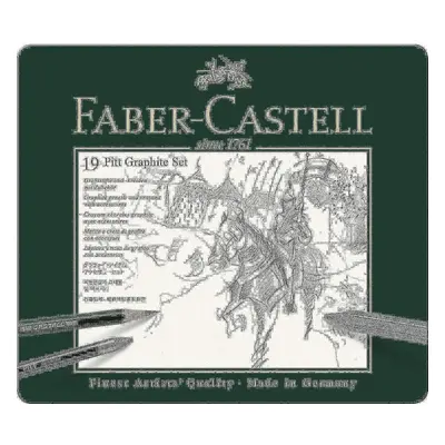 Faber-castel Piece Pitt graphite Tin Set