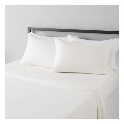 Amazon Basics Lightweight Super Soft Easy Care Microfiber 4-Piece Bed Sheet Set with 14-Inch Dee