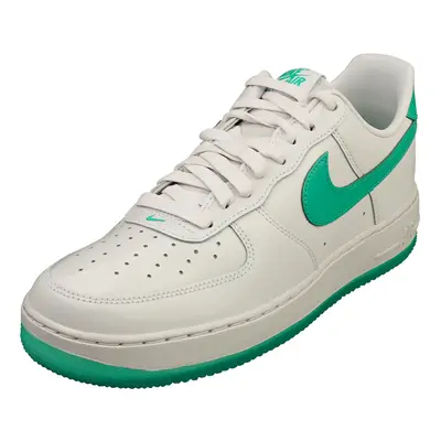 Nike Air Force 07 Premium Mens Fashion Trainers in White Green - 9.5 UK