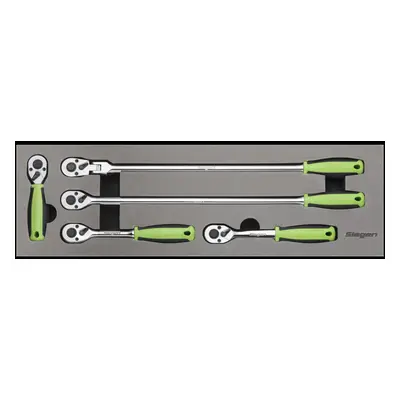 Ratchet Wrench Set 5pc 3/8"Sq Drive Flip Reverse