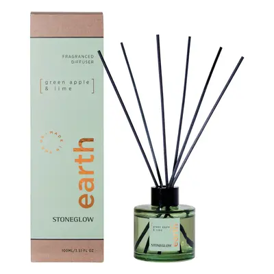 Stoneglow Candles Elements Earth Reed Diffuser 100ml Green Apple & Lime