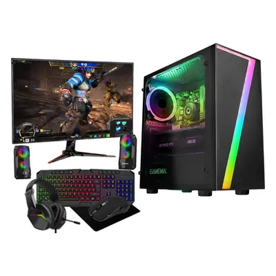 22" Full setup Gaming Bundle Core i5 HDD & 512GB SSD 16GB RAM 4GB GT730