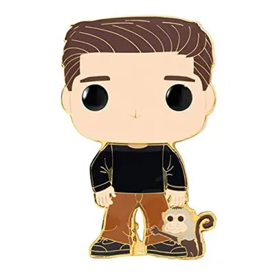 Friends Ross with Marcel 4" Pop! Enamel Pin