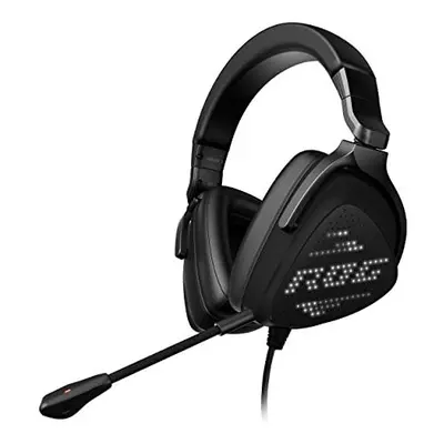 ASUS ROG Delta Animate Lightweight USB-C gaming headset with AI noise-canceling mic, MQA renderi