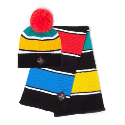 Official PlayStation Beanie and Scarf Gift Set