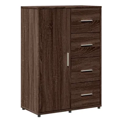 (brown oak) vidaXL Sideboard Cupboard Side Cabinet Highboard Sonoma Oak Engineered Wood