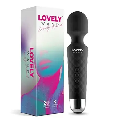 Lovely Wand Vibrator, Powerful Electric Personal Wand Massager for Women - Waterproof, Quiet, Wi