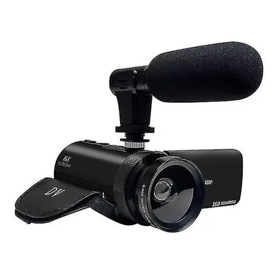 Video camera camcorder with microphone videosky fhd 1080p 16mp vlogging youtube cameras 16x digi