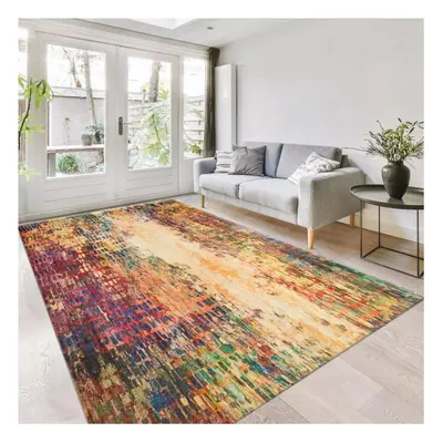 (Cashmere Vibrant Abstract Rug) Extra Large Rugs Traditional Carpet Living Room UK