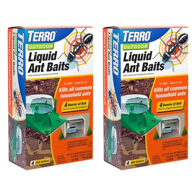 TERRO T1804SR Outdoor Ready-to-Use Liquid Ant Bait Killer and Trap