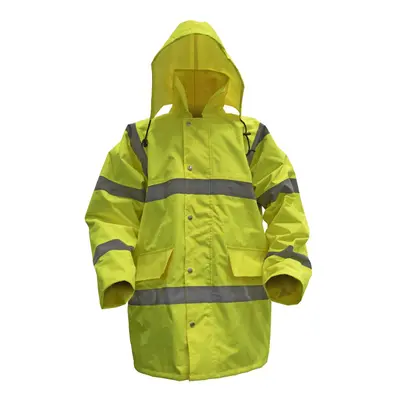 Sealey Worksafe® Hi-Vis Yellow Jacket with Quilted Lining - X-Large 806XL