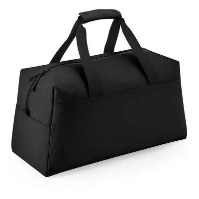 (One Size, Black) Bagbase Weekender Matte PU Duffle Bag