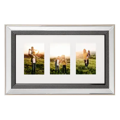 Photo Frame DALABA Rectangular Silver