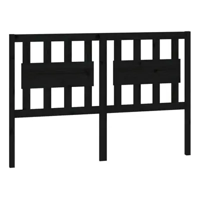 (black, 145.5 x x cm) vidaXL Bed Headboard Home Bedroom Decorative Bed Header Panel Solid Wood P