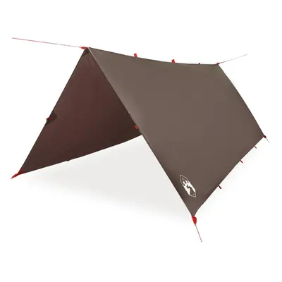 (brown, x cm) vidaXL Camping Tarp Outdoor Tarpaulin Shelter Sunshade Tent Tarp Waterproof