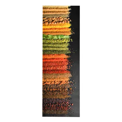 vidaXL Kitchen Floor Mat Washable Spice 60x180 cm Hallway Rug Kitchen Runner