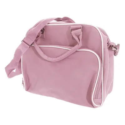 (One Size, Classic Pink/Light Grey) Bagbase Compact Junior Dance Messenger Bag (15 Litres) (Pack