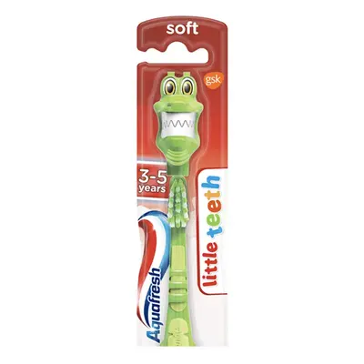 Aquafresh Toothbrush for Kids, Little Teeth Toothbrush for Children Years, Soft Bristles (Assort