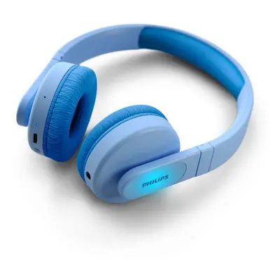 Philips TAK4206BL/00 headphones/headset Head-band 3.5 mm connector USB Type-C Bluetooth Blue