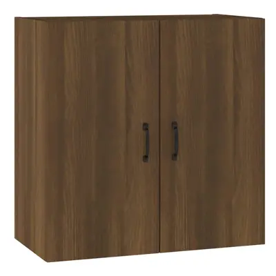 (Brown oak) vidaXL Wall Cabinet Hanging Storage Cabinet Wall Cupboard Engineered Wood