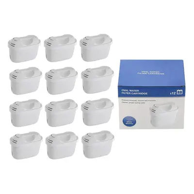 Qualtex Compatible Brita Maxtra Water filter Cartridges (Pack of 12)