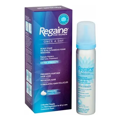 Regaine for Women Once a Day Scalp Foam Hair Loss Extra Strength 73ml