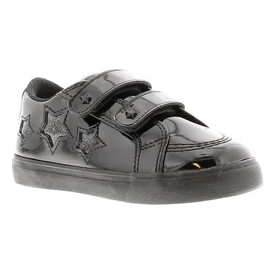 (Black, 8.5 (Children's)) Kickers Tovni Star Vel Girls' Shoes UK Size