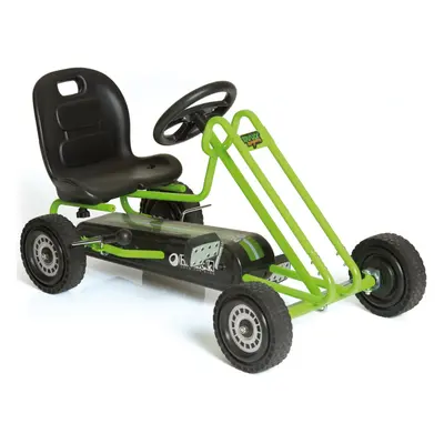 hauck Lightning, Green - Go Kart for Kids Age to up to kg, Girls & Boy Ride-On Race Car with Rub