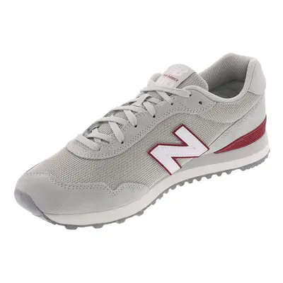 New Balance Mens V3 Sneaker Brighton GreyWhiteCrimson