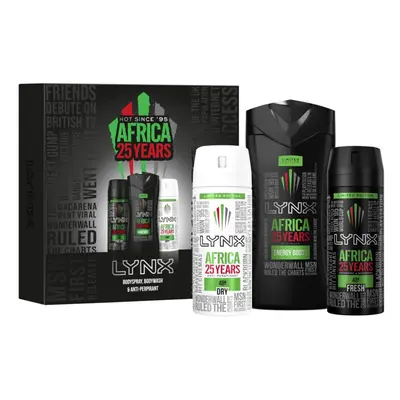 (Buy 1) Lynx Africa Years Gift Set, For Brother, Boys & Teens, Deodorant & Shower Gel