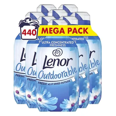 Lenor Outdoorable Fabric Conditioner, Washes, 6.16 (770 ml x 8), Ultra Concentrated Fabric Softe