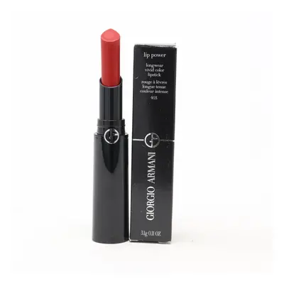 (403 Fighter) Giorgio Armani Lip Power Vivid Color Lipstick 0.11oz/3.1g New With Box