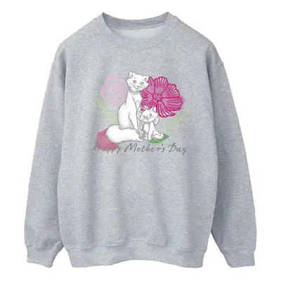 (M, Sports Grey) Disney Womens/Ladies The Aristocats Mother's Day Sweatshirt