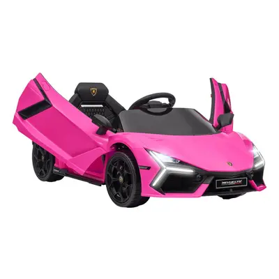 AIYAPLAY Lamborghini Revuelto Licensed Ride On Car, with Suspension, Pink