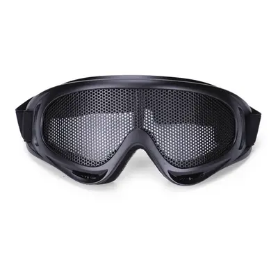 (Black) Hunting Shooting Airsoft Net Eyes Protective Tactical Glasses Bike Motorcycle Shock Resi