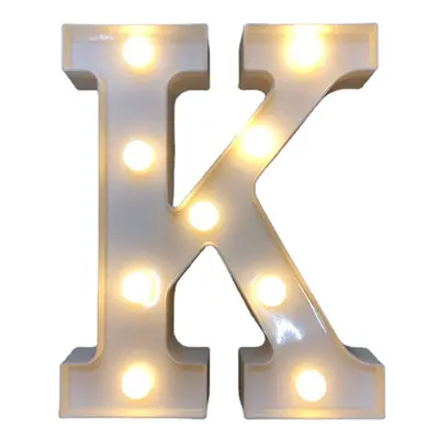 (K) LED English Letter And Symbol Pattern Night Light Home Room Proposal Decor Creative Modeling