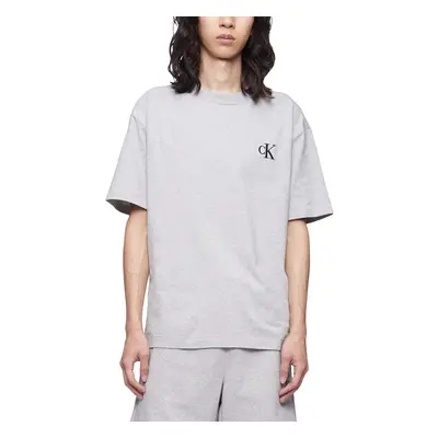 Calvin Klein Men's Relaxed Fit Monogram Logo Crewneck T-Shirt Heroic