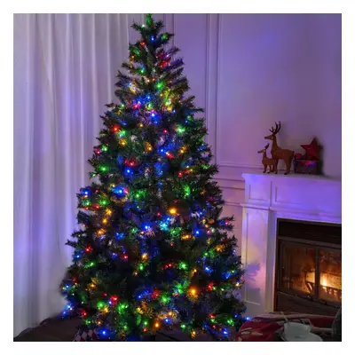 (6FT with Flame-Retardant) Abrihome Stylish Christmas Tree with LED Lights