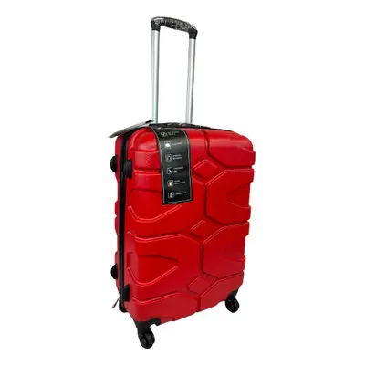 (Red, Medium) Hampton & Stewart Hard Shell Extra Large Suitcase