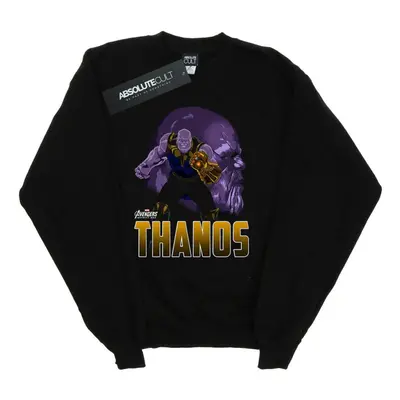 (3XL, Black) Marvel Mens Avengers Infinity War Thanos Character Sweatshirt