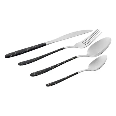 Salter BW09496 Piece Gold Marble Cutlery Set | Stainless Steel | Includes Knives, Forks, Table, 