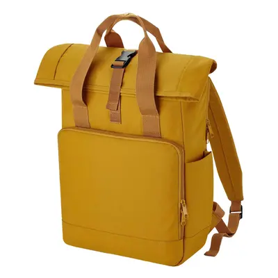 (One Size, Mustard Yellow) Bagbase Roll Top Twin Handle Laptop Bag