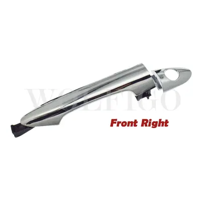 (Front right) Chrome Front Rear Left Right Outside Exterior Door Handle for Kia Picanto