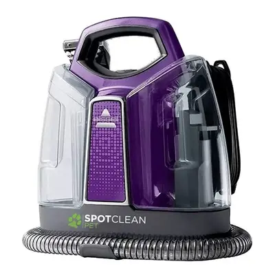 BISSELL SpotClean Pet Portable Carpet Cleaner Remove Spots Titanium/Purple