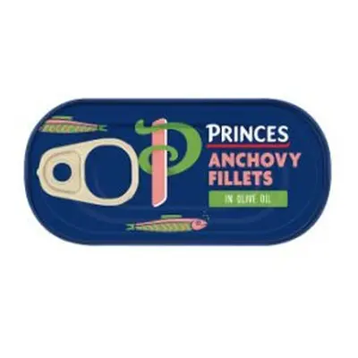 Princes Anchovy Fillets in Olive Oil 50g (Pack of 12)