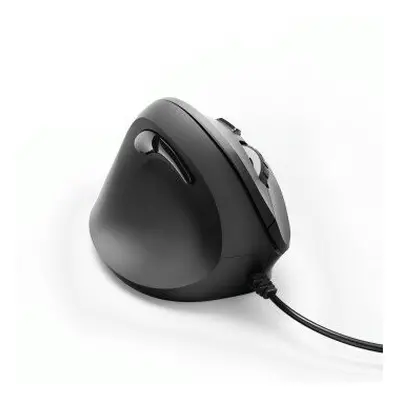 Hama Vertical, Ergonomic "EMC-500L" Left-handed Mouse, Cabled, Black