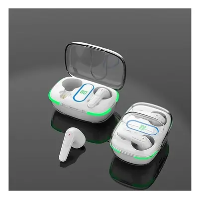 (White) TWS Wireless Headphones Bluetooth 5.3 Earphones sport Earbuds Headset With Charging box