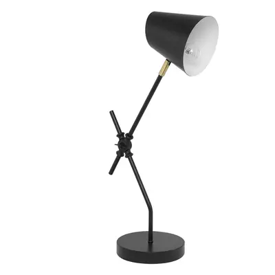 Desk Lamp HORTON Adjustable Metal Black