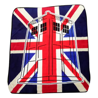 Doctor Who ""Union Jack Super Plush Silk Touch Blanket Throw