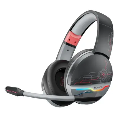 (Red) Dual Wireless Gaming Headset with Mic for PS5, PS4, PC, Phones, Tablets: 2.4Ghz Wireless +